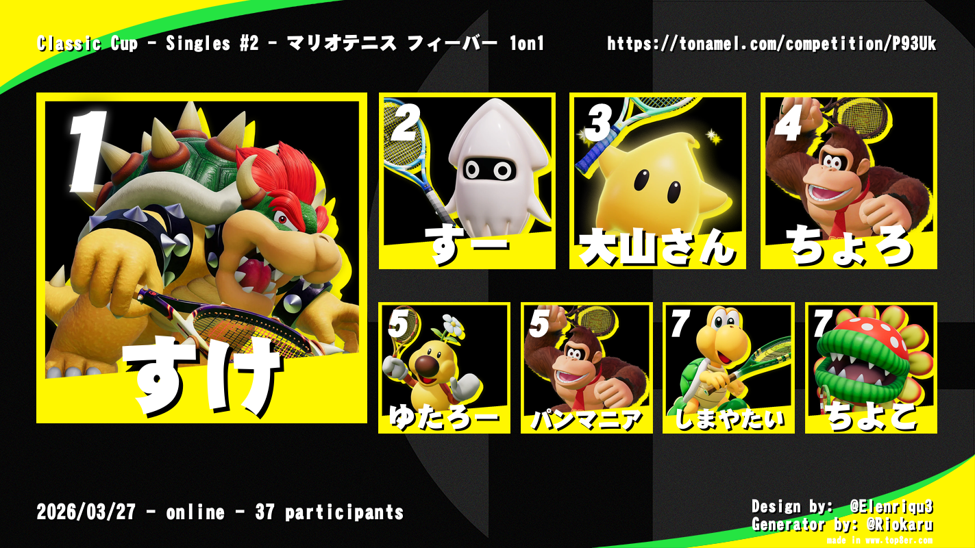 Classic Cup - Singles #2